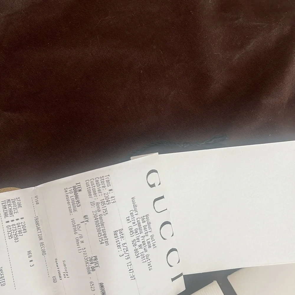 Gucci crossbody bag Guccissima Nylon Monogram Double Buckle Flap Vibrant Red - Picture 12 of 12